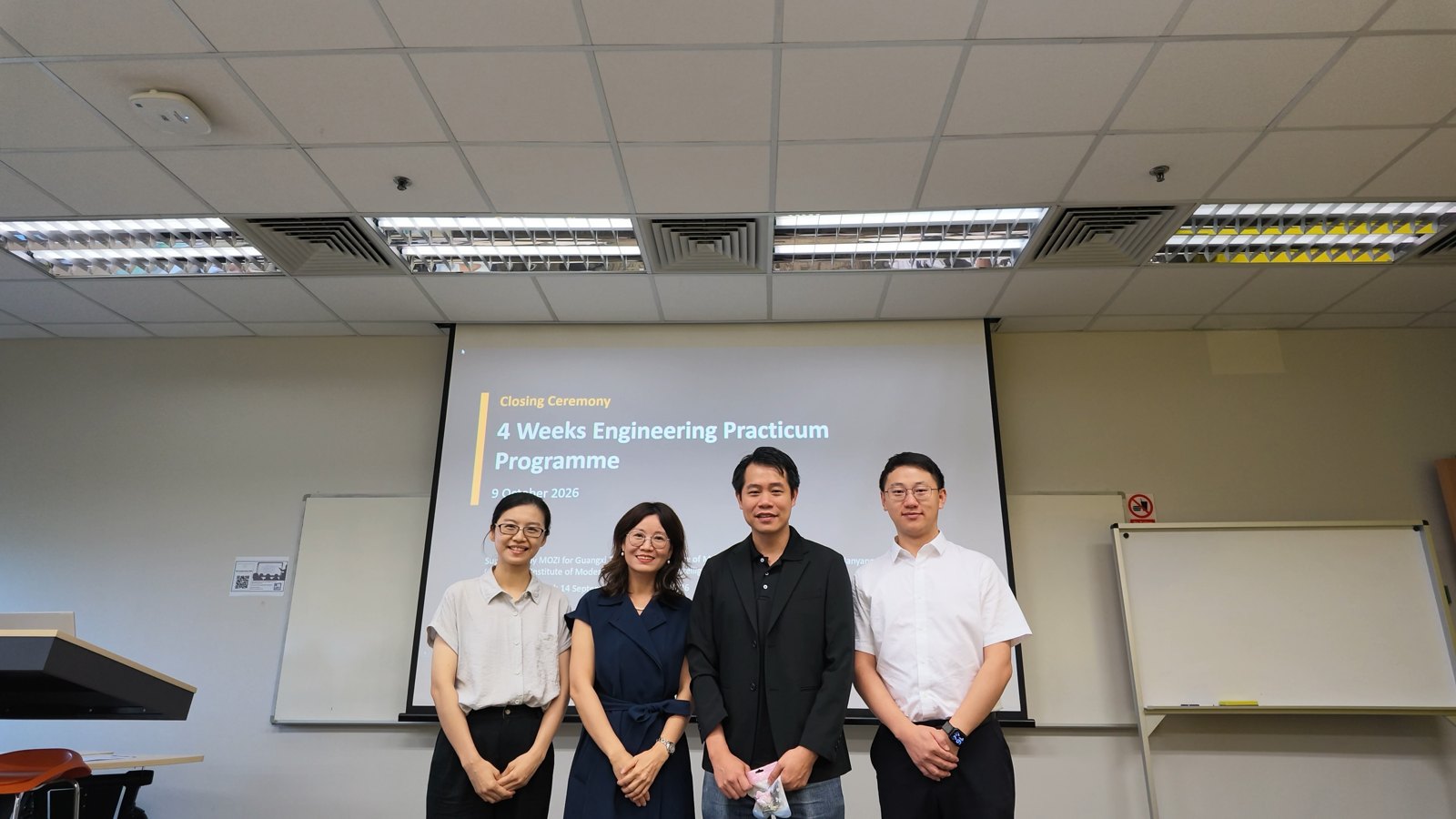 Closing ceremony of the NYP engineering practicum