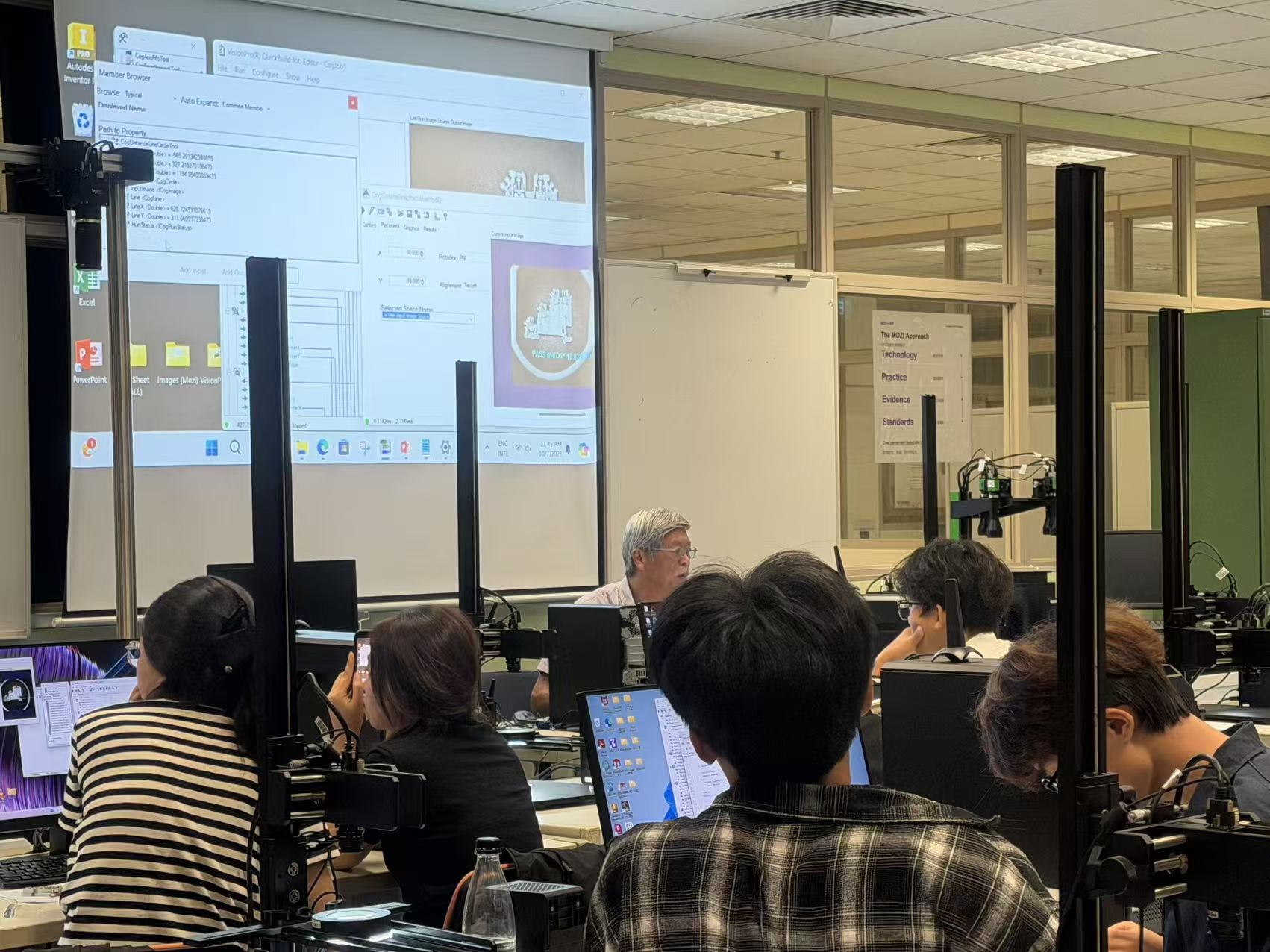 Machine vision learning session